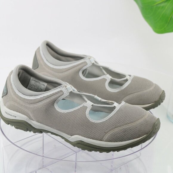Columbia Womens Fire Venture Mary Jane Sneaker Size 9 Gray Lace Up Outdoor Shoe - Picture 2 of 12